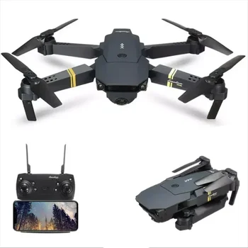 RC Ușor Pentru a Juca Drone Dron E58 FPV Mini Profesional Dual 4K HD Camera 360 Rulou Pliabil Headless Mode