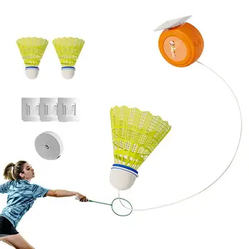 Reglabil Badminton Dispozitiv Portabil Dispozitiv Pentru Badminton Revenire Formare Formare Agilitate Echipamente Pentru Locuri De Joaca Gradina