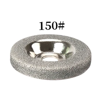 Roata de diamant de Slefuire 50mm*10mm Emery freze Cerc de Ascuțit Piatră de 150 de#/180#/320# Roți Disc de Diamant Strat de Nisip de