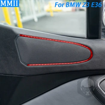 Roșu Fibra de Carbon Ușă Interioară Difuzor Panou Benzi Decorative de Interior Auto Accesorii de Decorare Autocolant Pentru BMW Z3 E36 1998-2002