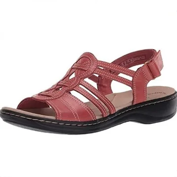 Sandalias Talpă Moale Fund Plat Sandale Femei 2023 Vara Noi De Sandale De Plajă, Sandale Casual Culoare Solidă Pantof Mare De Pantofi De Femei