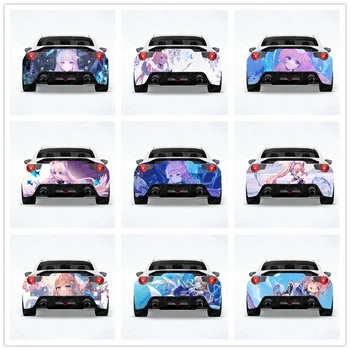Sangonomiya Kokomi Masina Din Spate Folie Auto Stickere Auto Decal Autocolant Creatoare Mașină Aspectul Corpului Modificarea Autocolante