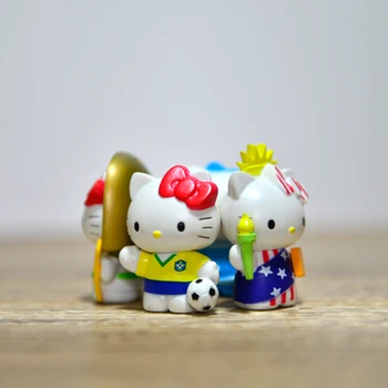 Sanrio Hello Kitty Călătorie În Jurul Lumii Mini Papusa Jucărie Masă De Colectare Ornamente Copii Cadouri Hellokitty Figurina