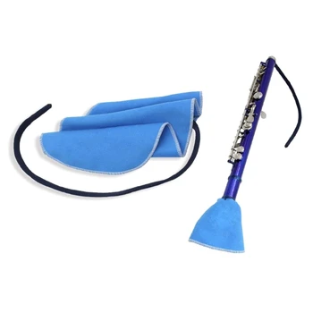 Saxofon Tub Interior De Curățare Pânză Trage Prin Pânză Instrument Curat