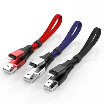 Scurt Banca de Alimentare Micro Usb Cablu de Date Cabluri de Baterie de Telefon Mobil Sincronizare Sârmă Cablu USB de Tip C USB, Cablu de Date, Încărcător Rapid de Cablu