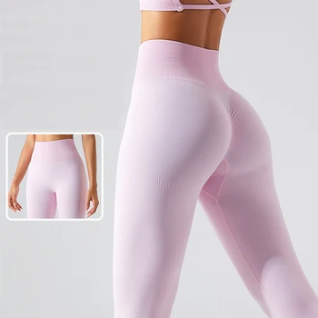 Sean Tsing® Yoga fără Sudură Femei Jambiere Înaltă Elastic Rapid-uscat Butonul de Sus de Pantaloni Sport Pilates Funcționare, Ciclism Exercițiu Fund