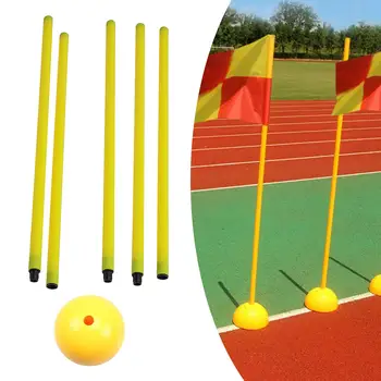 Semnul de fotbal Poli pentru Fotbal de Formare - 50cm PVC Sport Markeri
