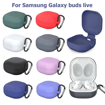 Setul cu Cască Bluetooth Caz de Protecție pentru Samsung Galaxy Muguri Live Pro Căști fără Fir de Acoperire Compatibil cu Cască Silicon Caz