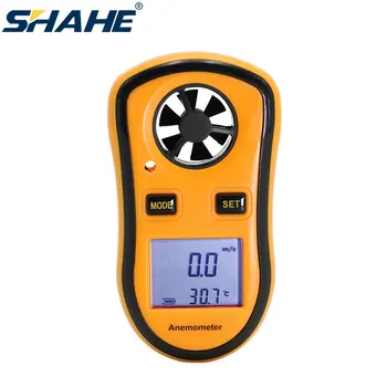SHAHE 0-30m/s Anemometru Portabil Anemometro Termometru Viteza Vântului Ecartament de un Metru Windmeter -10 45C Tester de Temperatura Aerului Ecartament
