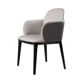 Simplu, modern, de lux lumina scaun de luat masa de la biroul de vânzări negocia lemn masiv, scaun de luat masa hotel lobby lounge lounge scaun offic