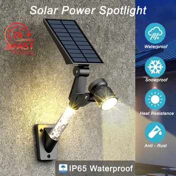 Solara LED Exterior Solar lumina Reflectoarelor Solare de Gradina Lumină în aer liber rezistent la apa IP65 Energie Solară Lumină Lumina de Perete
