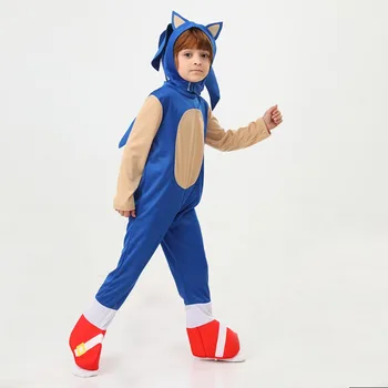 Sonic Desene Animate Sonic Băiat Pentru Că Jocul Dress Up Performanță Etapă De Performanță Costum Anime Pentru Că