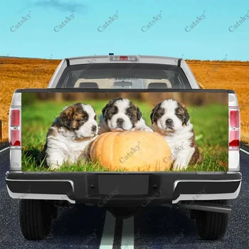 St. Bernard Câine Animal Masina autocolant spate aspectul modificarea vinil universal potrivit pentru autoturisme, camioane, folie de autocolante