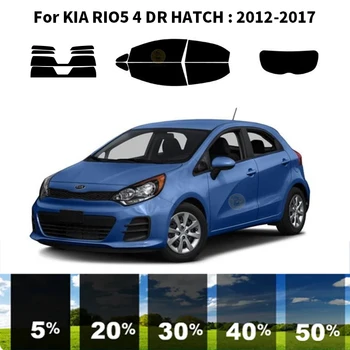 Structuri nanoceramics masina UV Fereastră Tentă Kit Fereastră de Film Auto Pentru KIA RIO5 4 DR TRAPA 2012-2017