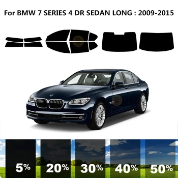 Structuri nanoceramics masina UV Fereastră Tentă Kit Fereastră de Film Auto Pentru BMW SERIA 7 4 DR. SEDAN LUNG 2009-2015