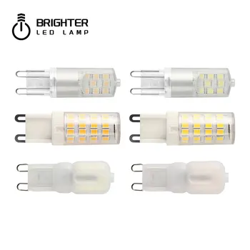 Strălucitoare G9 LED Lampă AC220V 3W Ceramice SMD2835 LED-uri Bec 360 Fascicul de Unghiul Candelabru Lumina Reflectoarelor Înlocui lămpile cu Halogen