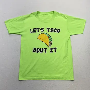 Să Taco Bout-L T-Shirt Copii Mari Mâncarea Mexicană joc de Cuvinte Tee Tacos Cămașă mâneci lungi