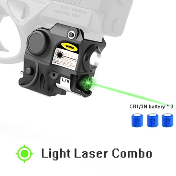 Tactic cu Laser de Lumină pentru Airsoft Taurus, Picatinny Feroviar, CL1, G2c, G3C, Glock 17, 19, 20 mm
