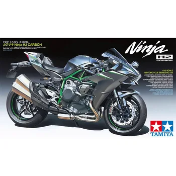Tamiya 14136 1/12 Ninja H2 Carbon Curse De Motociclete Manual Motocicleta Hobby Jucărie Din Plastic Model De Clădire Kit De Asamblare