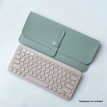 Tastatură portabilă Caz care Transportă Sac de Depozitare PU Piele de Praf Caz de Protecție pentru K380 Tastatură fără Fir rezistent la Șocuri