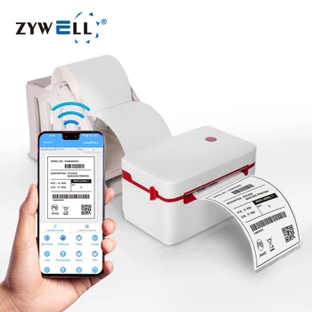Telefon mobil wifi usb printer cu stand scrisoare de trăsură imprimantă de etichete 4x6 ZY909 termice imprimanta de coduri de bare