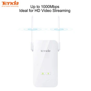 Tenda PA3 1000Mbps Powerline AV1000 WiFi Power Line Extender 1buc Port Gigabit Wirless la internet Wi-Fi Extendor Chineză Firmware