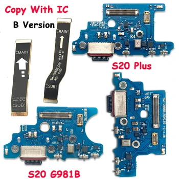 Testat Pentru Samsung S20 Plus Ultra G986B G988B G981B Conector Dock Încărcător USB de Încărcare de Bord Port Cablu Flex Cu Microfon