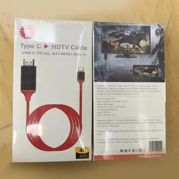 Tip C compatibil HDMI Cablu USB de 3.1 La HDMI compatibil 4K Cabluri de Adaptor Pentru MacBook Samsung Galaxy S9/S8 Huawei Cablu USB-C