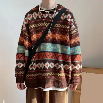 Toamna elegant Pulover Colorat, Bogat de Culoare de Primăvară Pulover Anti-psihiatru Bărbați pulover Pulover