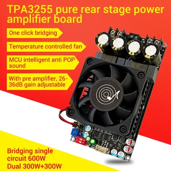 TPA3255 Digital Bord Amplificator Stereo 300W x2 Punte Mono 600W AMP Wuzhi Audio DIY Echipamente Electronice Kit