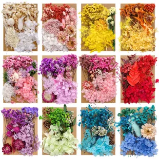 Trei-dimensional de flori uscate pachet de materiale picătură de lipici cadru de imagine lumânare meserii, decorare DIY epoxidice mucegai silicon de umplere