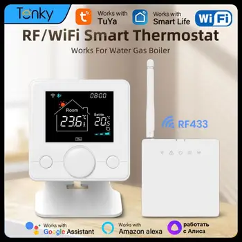 Tuya Smart Home RF/WiFi Inteligent Termostat Inteligent Viața de Control în Timp Real Monitor Îngheț Prevenirea Vias Alexa Google Acasa Alice