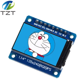 TZT 1.14 Inch IPS Ecran OLED Modul Ecran LCD 135*240 RGB TFT pentru Arduino ST7789 LCD Bord SPI Pline de Culoare HD OLED 8pini DIY