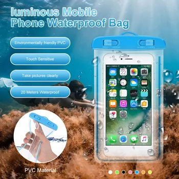 Universal de Telefon rezistent la apa Caz rezistent la Apă Sac de Acoperire Mobile Pentru iPhone 13 12 11 Pro Max X Xs 8 Xiaomi mi 11 Huawei Samsung P40