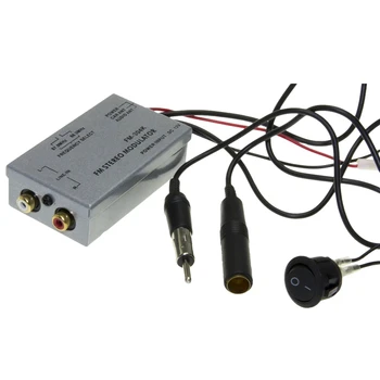 Universal Modulator Fm Stereo-Mp3 Auto Antenne Kabel Radio Auto Rca Aux Adaptor