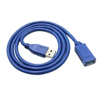 USB de sex Masculin La Feminin USB de sex Masculin La Feminin Cablu de Cupru Albastru USB 3.0 Cablu de Date 0,3 m/1m/1,5 m/3m/5m Cablu Adaptor USB 3.0