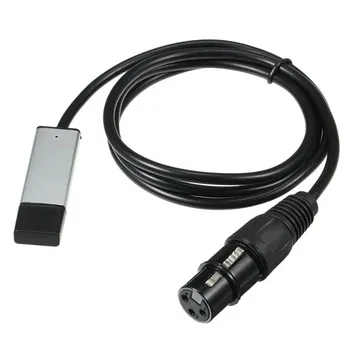 USB DMX Interfață Cablu Adaptor Pentru Etapa Discotecă în Mișcare Cap Lumina Lungimea Calculator PC Controller DMX512 Semnal Conversio