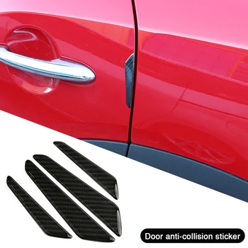 Ușa de la mașină Anti-coliziune Benzi de Carbon de Protecție Autocolant Pentru BMW MINI Cooper JCW F54 F55 F56 F57 F60 R55 R56 R60 R61 Accesorii