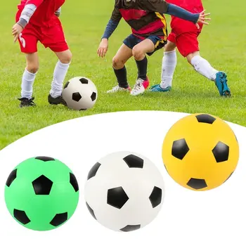 Ușor de Prindere Handleshh Tăcut de Fotbal de Interior Activităților de Zgomot Redus Minge de Formare Usor Compresibil Spumă Minge de Fotbal