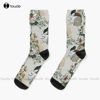 Wangxian [Fără Sudură Tradițională] Șosete Șosete Cizme Personalizate Personalizate Unisex Adulti Tineri Tineri Ciorapi De 360° Digital Print Amuzant Ciorap