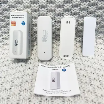 Wifi Compacte, eficiente Energetic, Ușor de utilizat Acasă Inteligent Convenabil Alimentat de la Baterie de Temperatură Și Senzor de Umiditate Re Securitate Acasă