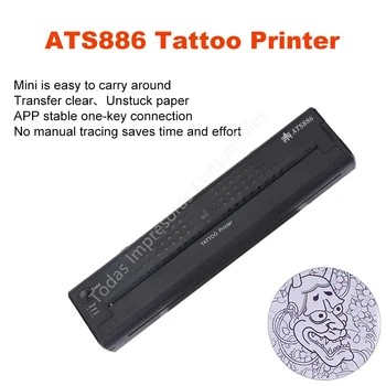 Wireless Stencil Tatuaj Transfer Printer Mașină ATS886 Portabil 1200MAH Termică Filtru de Desen de Imprimare Copiator Tatuaj Accesorii