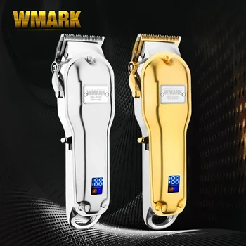 WMARK NG-2020B Electrice de Tuns Parul din metal fără Fir de Par Profesional de Tuns 2500mAh baterie Reîncărcabilă Frizer Mașină de Ras