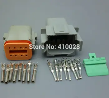 worldgolden 1/5/30sets - 8 Pin rezistent la apa cablu Electric Conector Plug DT04-8p și DT06-8S