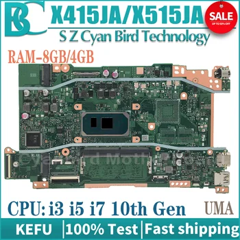 X415JA X515JA Placa de baza Pentru ASUS X515JA X415JP X415JF X515JP X515JF Placa de baza Laptop i3 i5 i7 10 Gen UMA/V2G RAM-4GB/8GB