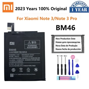 Xiao Mi Originală BM46 Baterie Complet 4050mAh Pentru Xiaomi Redmi Note 3 Note3 Pro Batteria Înlocuire Baterii de Telefon Gratuit Instrumente