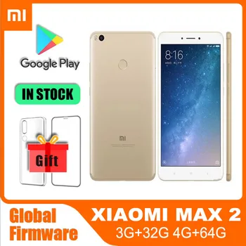 Xiaomi Mi Max 2 6.44 inch, 4G RAM, 64GB 4G LTE 5300mAH Amprenta telefon Mobil Android Google play de sprijin