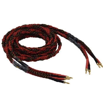 Y-053 Cablu Difuzor de Douăzeci și patru de difuzoare HIFI Cablu de Cupru Pur Cablu Difuzor Y Plug/Plug Pini