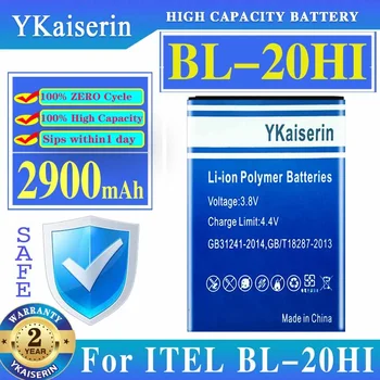 YKaiserin Acumulator de schimb Pentru ITEL BL-21BI BL-24EI BL-20HI BL-25BI Telefon Mobil
