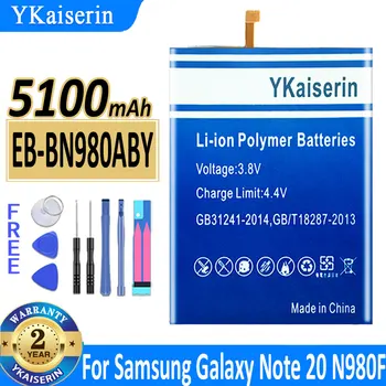 YKaiserin Baterie 5100mAh EB-BN980ABY Pentru Samsung Galaxy Nota 20 Note20 N980F SM-N980F/DS N980 Baterie